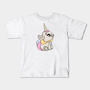 Baby girl unicorn, cute unicorn, mask for little girl, rainbow unicorn Kids T-Shirt